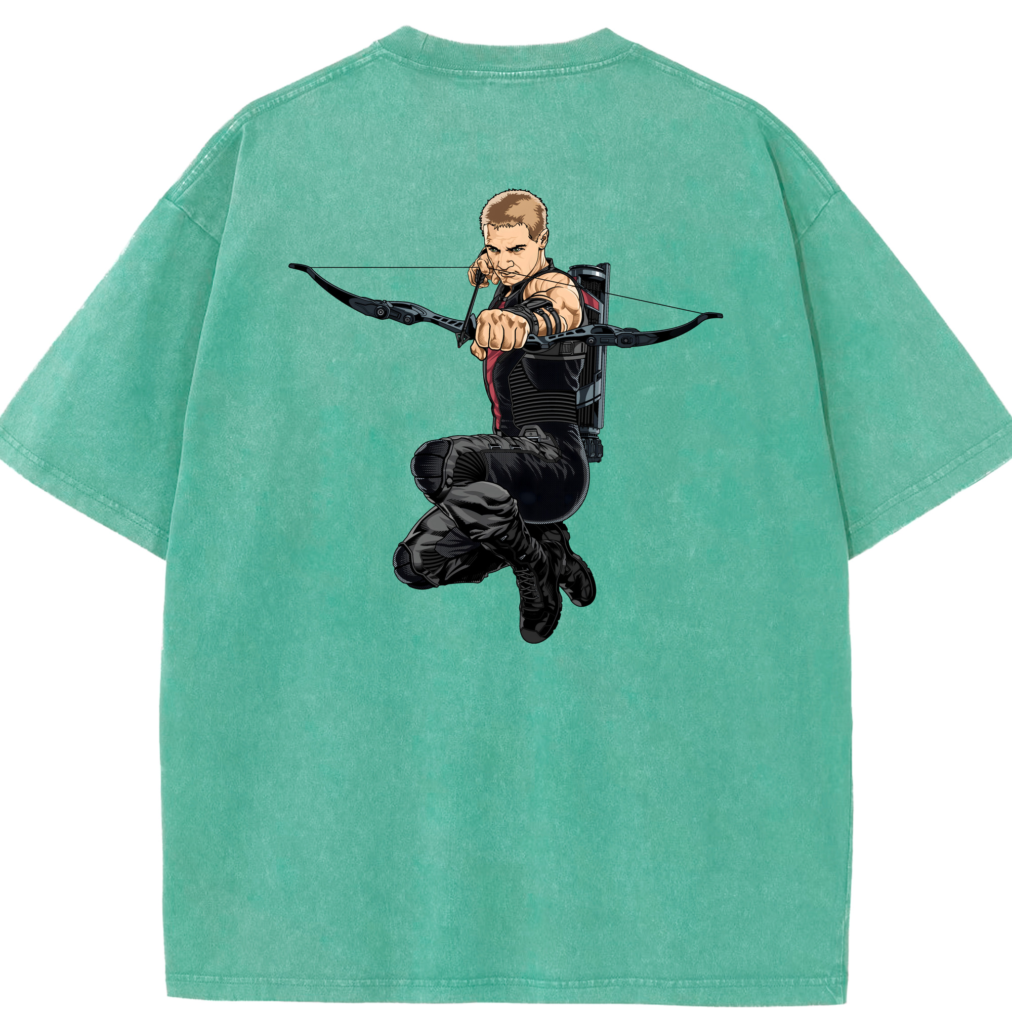 （画像用） アベンジャーズ The Avengers 綿100% ヴィンテージ風 半袖Tシャツ（背面プリント）